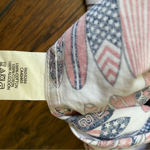 The Children’s Place, Boys, Button Down, Red/White/Blue, USA, Size 7/8, M, NWT - Picture 16 of 16